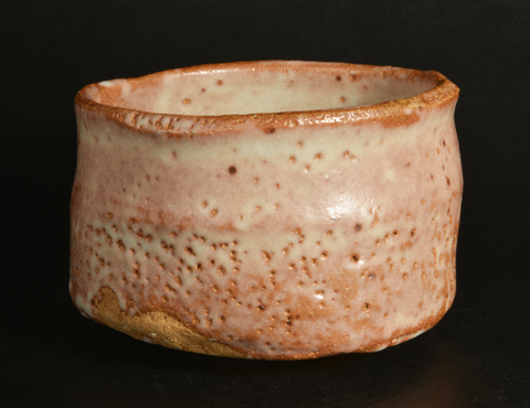 志野茶碗 銘「茜」